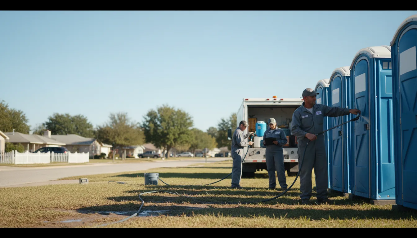 Long-Term Portable Toilet Rental in De Witt, IA near me